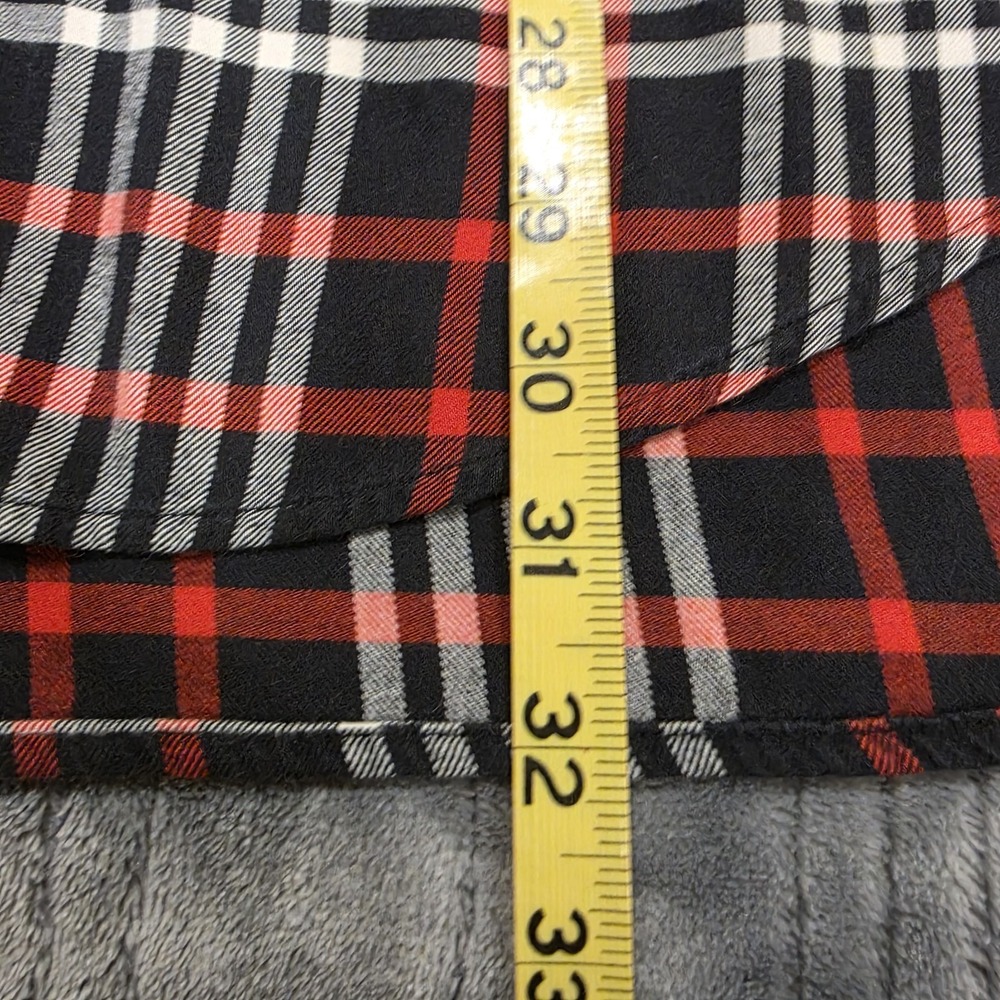 Polo Ralph Lauren Shirt Mens‎ Medium Black Red White Plaid Long Sleeve Button Up - Picture 6 of 6